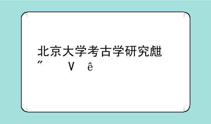 北京大学考古学研究生分数线