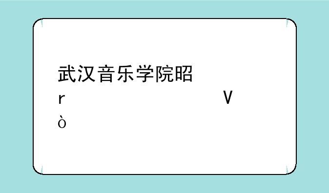 武汉音乐学院是几本大学啊？